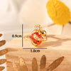 Couple's Titanium Steel Animal Zodiac Inlaid Zircon Ear Nails