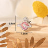 Couple's Titanium Steel Animal Zodiac Inlaid Zircon Ear Nails