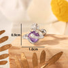 Couple's Titanium Steel Animal Zodiac Inlaid Zircon Ear Nails