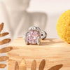 Couple's Titanium Steel Inlaid Zircon Animals Zodiac Ear Nails