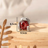 Couple's Titanium Steel Inlaid Zircon Animals Zodiac Ear Nails