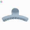Cream Color Resin And Plastic Shark Hair Clip For Women Handmade Solid Color Geometric Hair Accessory Wholesale