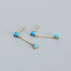 Creative Aobao Tassel Women's Ear Jewelry S925 Silver Electroplated Earrings