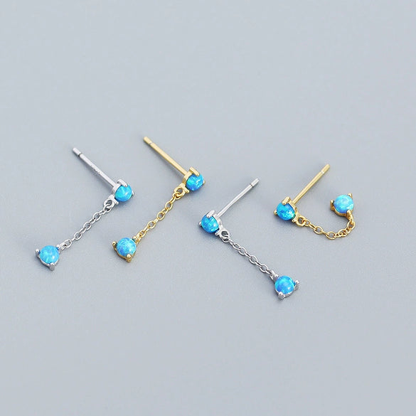 Creative Aobao Tassel Women's Ear Jewelry S925 Silver Electroplated Earrings
