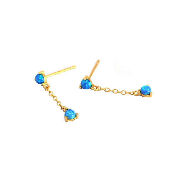 Creative Aobao Tassel Women's Ear Jewelry S925 Silver Electroplated Earrings