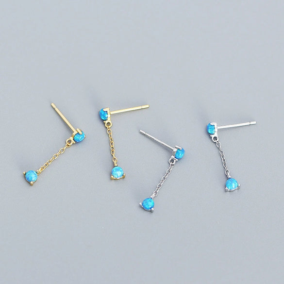 Creative Aobao Tassel Women's Ear Jewelry S925 Silver Electroplated Earrings