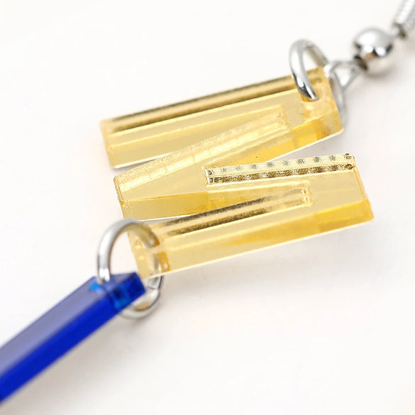 Creative Asymmetric Acrylic Letter Earrings Fashion Color Temperament