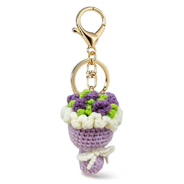 Creative Cartoon Animal Print Skin Keychain Cute Little Bear And Pig Bag Pendant Car Pendant Finished Doll