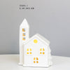 Creative Craft Ceramic LED Small House Night Light Headlamp Decoration Decoration Factory Direct Export  Wholesale