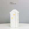 Creative Craft Ceramic LED Small House Night Light Headlamp Decoration Decoration Factory Direct Export  Wholesale
