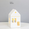 Creative Craft Ceramic LED Small House Night Light Headlamp Decoration Decoration Factory Direct Export  Wholesale