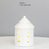 Creative Craft Ceramic LED Small House Night Light Headlamp Decoration Decoration Factory Direct Export  Wholesale