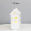 Creative Craft Ceramic LED Small House Night Light Headlamp Decoration Decoration Factory Direct Export  Wholesale
