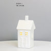 Creative Craft Ceramic LED Small House Night Light Headlamp Decoration Decoration Factory Direct Export  Wholesale