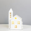 Creative Craft Ceramic LED Small House Night Light Headlamp Decoration Decoration Factory Direct Export  Wholesale