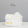 Creative Craft Ceramic LED Small House Night Light Headlamp Decoration Decoration Factory Direct Export  Wholesale