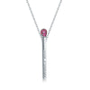 Creative Crown Microphone Pendant Necklace With Rhinestone And Copper O Chain Personality Jewelry For Women