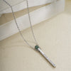 Creative Crown Microphone Pendant Necklace With Rhinestone And Copper O Chain Personality Jewelry For Women