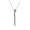 Creative Crown Microphone Pendant Necklace With Rhinestone And Copper O Chain Personality Jewelry For Women
