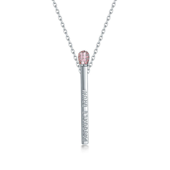 Creative Crown Microphone Pendant Necklace With Rhinestone And Copper O Chain Personality Jewelry For Women