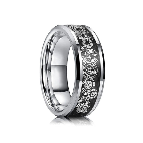 Creative Doctor Who Logo Stainless Steel Ring