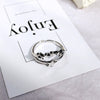 Creative Heart Of Thorns Love Opening Fugu Ring Jewelry Alloy Material Electroplating Processing Heart Shaped And Star Patterned For Women