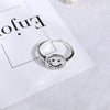 Creative Heart Of Thorns Love Opening Fugu Ring Jewelry Alloy Material Electroplating Processing Heart Shaped And Star Patterned For Women