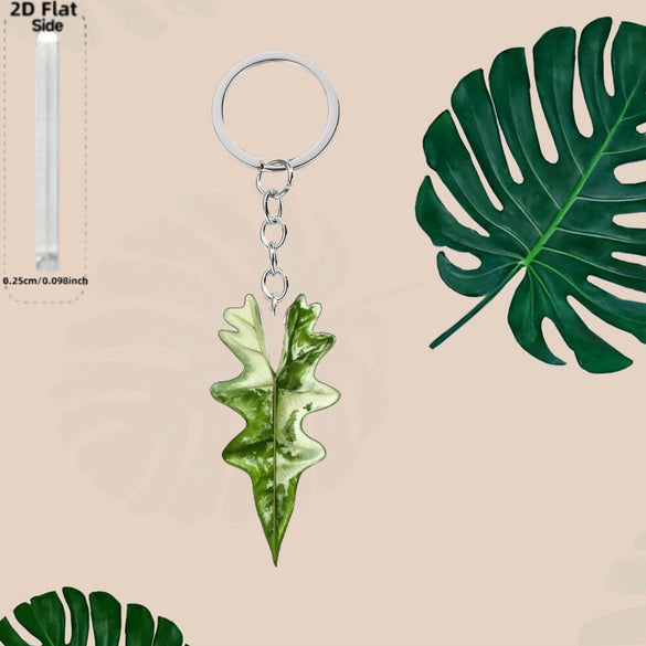 Creative Leaf Acrylic Keychain