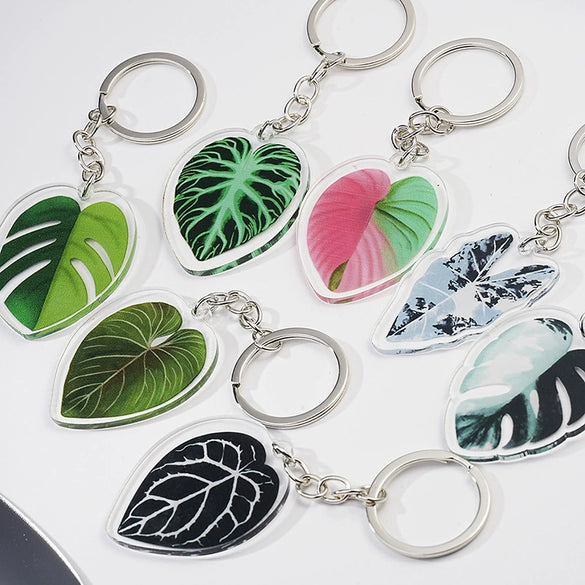 Creative Leaf Acrylic Keychain
