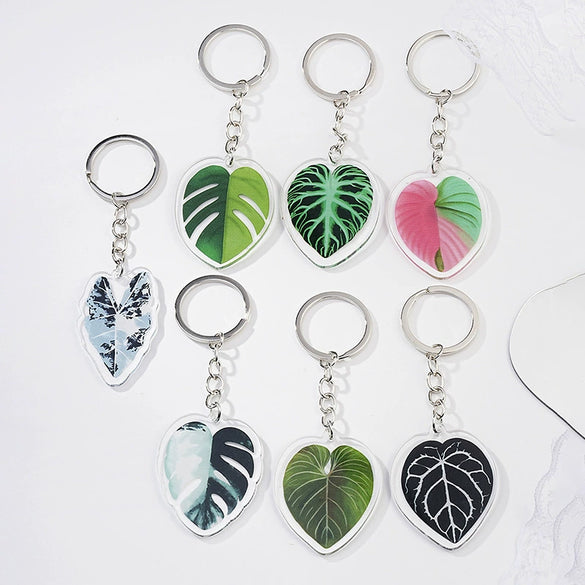 Creative Leaf Acrylic Keychain