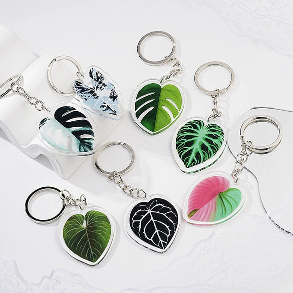 Creative Leaf Acrylic Keychain