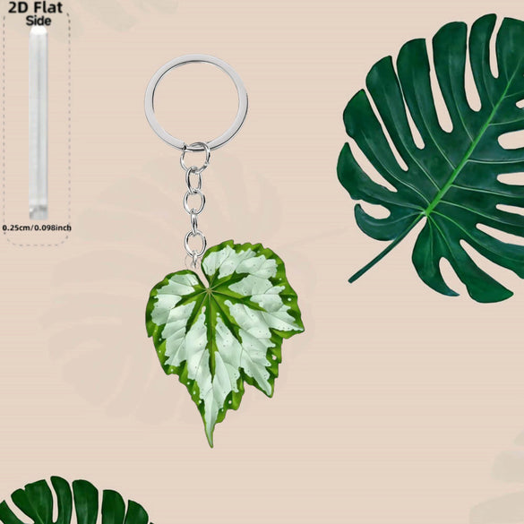 Creative Leaf Acrylic Keychain
