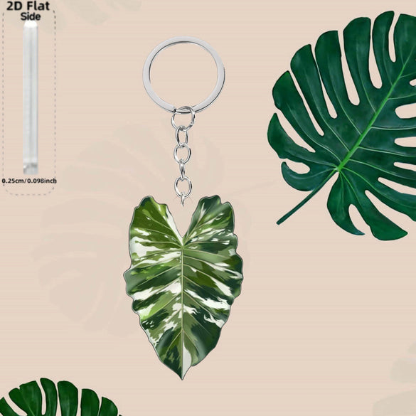 Creative Leaf Acrylic Keychain