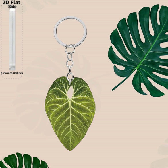 Creative Leaf Acrylic Keychain