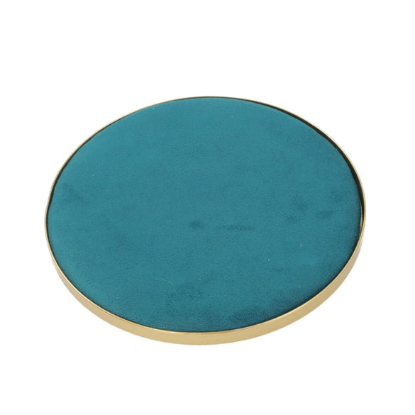 Creative Metal And Suede Jewelry Rack Highend Splicing Style For Ring Necklace Bracelet Pendant