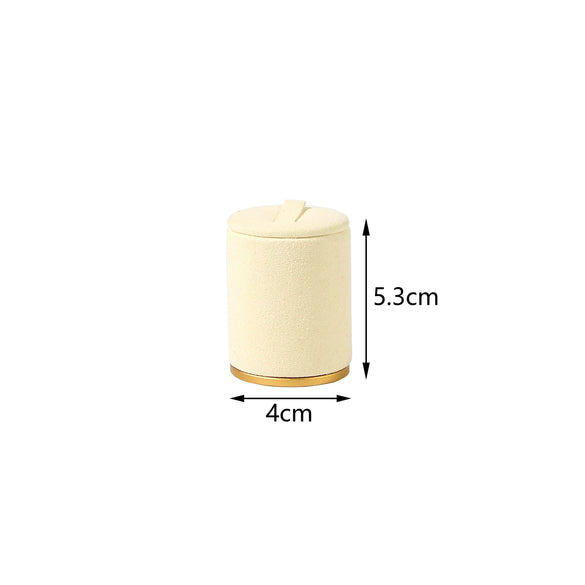 Creative Metal And Suede Jewelry Rack Highend Splicing Style For Ring Necklace Bracelet Pendant