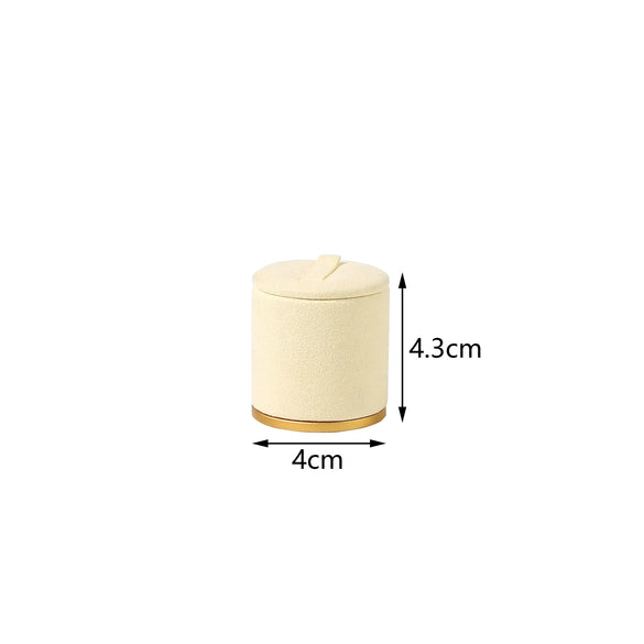 Creative Metal And Suede Jewelry Rack Highend Splicing Style For Ring Necklace Bracelet Pendant