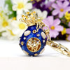 Creative Metal Rhinestone Camera Car Keychain For Women's Bag Pendant