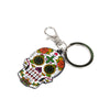 Creative Metal Skull Keychain With Pendant Ring Unisex Halloween Style Diy Accessory