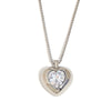 Creative Niche Design High Grade Women's Heart Shaped Stainless Steel Necklace With 18K Gold Plated Electroplating And Love Zircon Box Chain