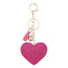 Creative Sequins Heart Pendant Tassel Key Chain Wholesale Gooddiy