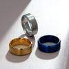 8mm Matte Stainless Steel Men'S Ring Simple Fashion Jewelry Wholesale