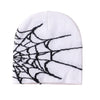 Cross-Border Hot Sale Personalized Pullover Hat Winter European And American Hot Selling Spider Web Jacquard Knitted Hat Men'S And Women'S Warm Hat Cold Hat