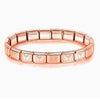 Cross-Border Supply Diy Module Bracelet Wholesale Peach Heart Butterfly Five-Pointed Star Plain Stainless Steel Bracelet Personalized Jewelry