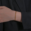 Simple Style U Shape 201 Stainless Steel No Inlaid Gold Plated Unisex Bracelets