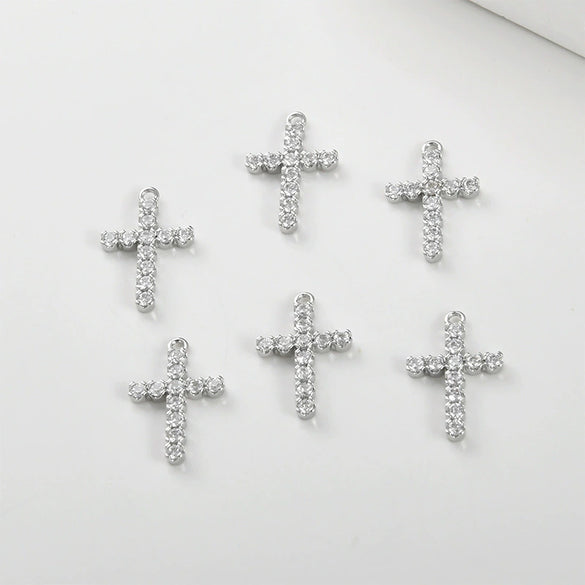 Cross Pendant Jewelry Accessories Copper Electroplating 14K Goldfilled Colorpreserving