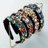Crystal Flower Hair Hoop Headband For Women Sparkling Glass Rhinestone Fashion Accessory With Luxury Street Style