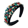 Crystal Flower Hair Hoop Headband For Women Sparkling Glass Rhinestone Fashion Accessory With Luxury Street Style