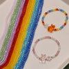 Crystal Glass Round Beads Jewelry Making Material For Bracelet Necklace Earring