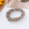 Crystal Handmade Hair Band And Ponytail Hair Accessories High Elasticity Minimalist Style